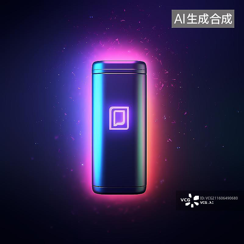 【AI数字艺术】高性能锂电池储能科技背景图片素材