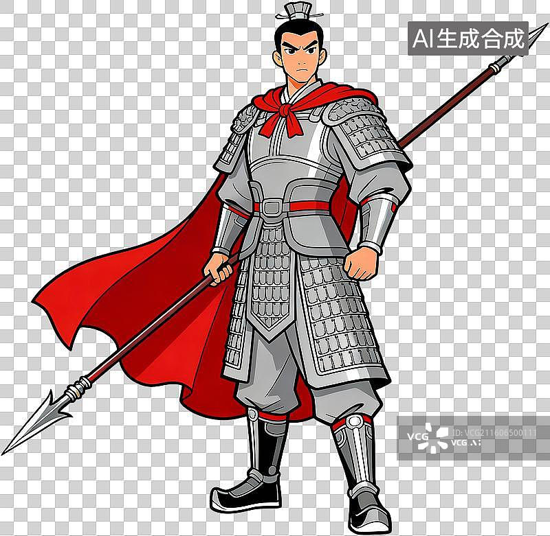 【AI数字艺术】卡通2D手绘风格插画古代文人墨客人物插画元素免抠图形图片素材