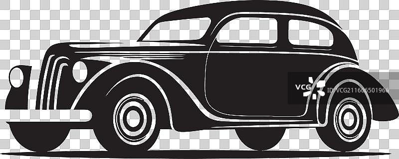 复古荣耀黑色轮毂标志图标设计图片素材