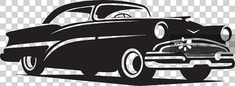 难忘旅程 黑色汽车标志 复古图片素材