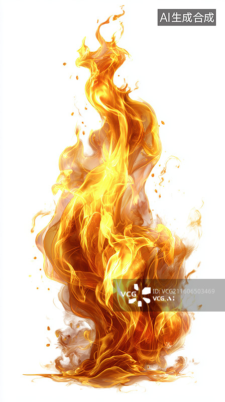 【AI数字艺术】火焰燃烧的动态画面图片素材