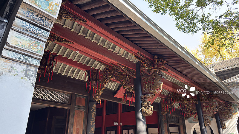 浙江奉化蒋介石故居民国建筑群图片素材