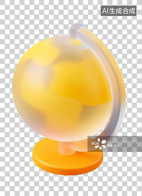 【AI数字艺术】免扣卡通3D行星地球仪元素图片素材