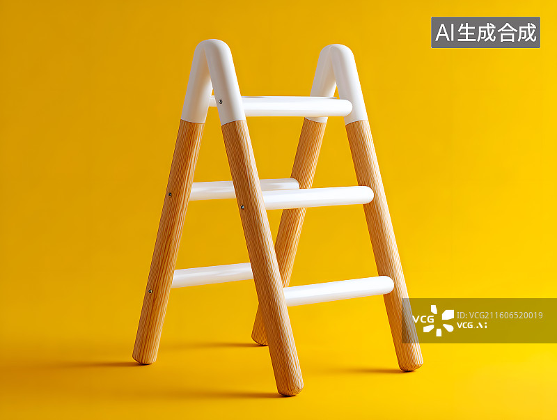 【AI数字艺术】一个卡通梯子图片素材
