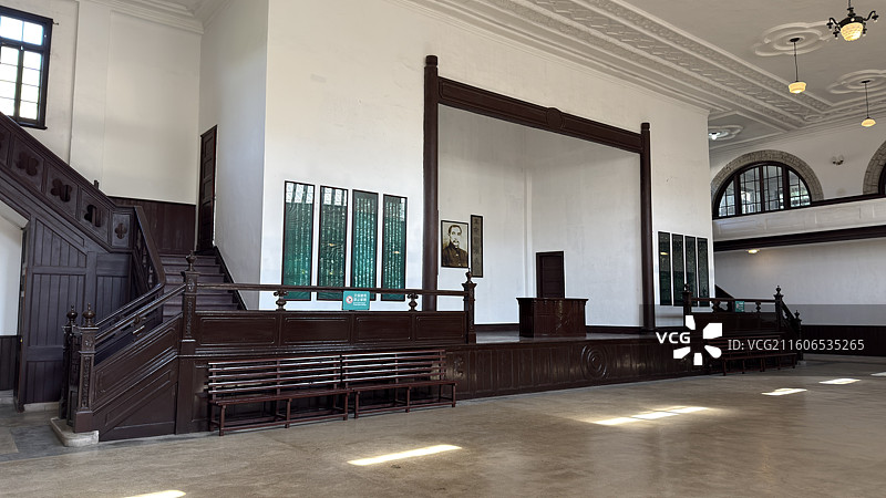 浙江奉化蒋介石故居民国建筑群图片素材