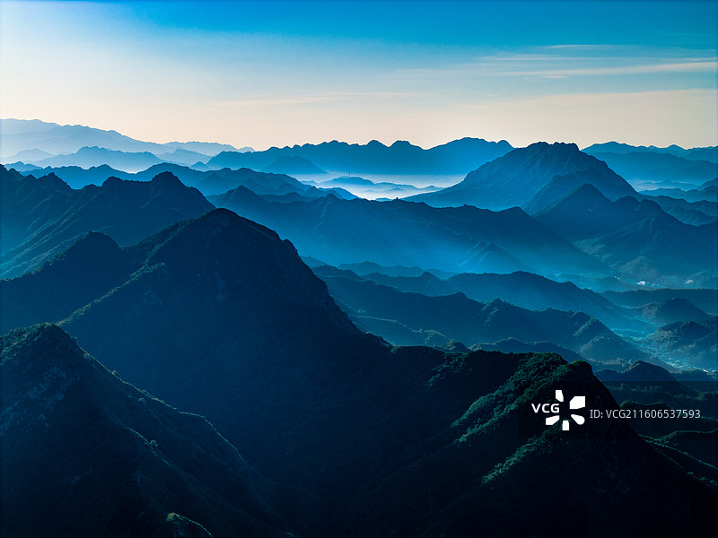 喜峰口日出图片素材