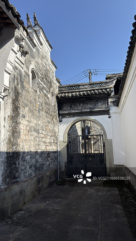 浙江奉化蒋介石故居民国建筑群图片素材