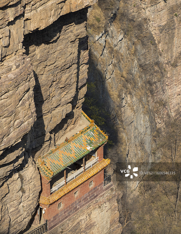 河南省安阳市林州王相岩景区书斋楼图片素材