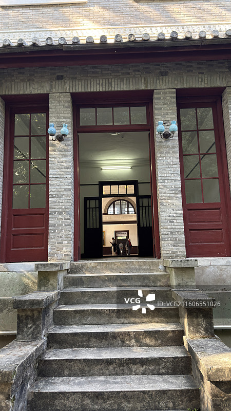 浙江奉化蒋介石故居民国建筑群图片素材