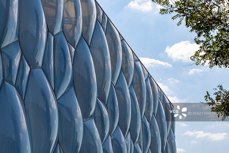 国家游泳馆水立方图片素材