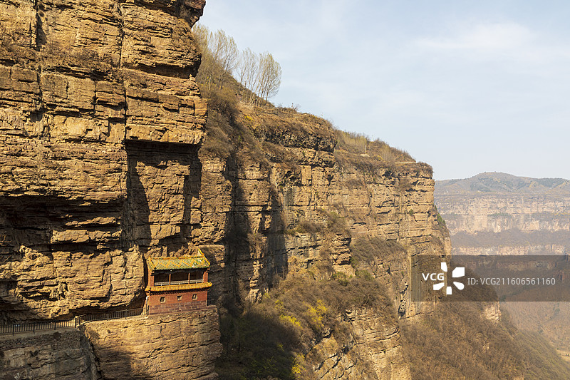 河南省安阳市林州王相岩景区书斋楼图片素材