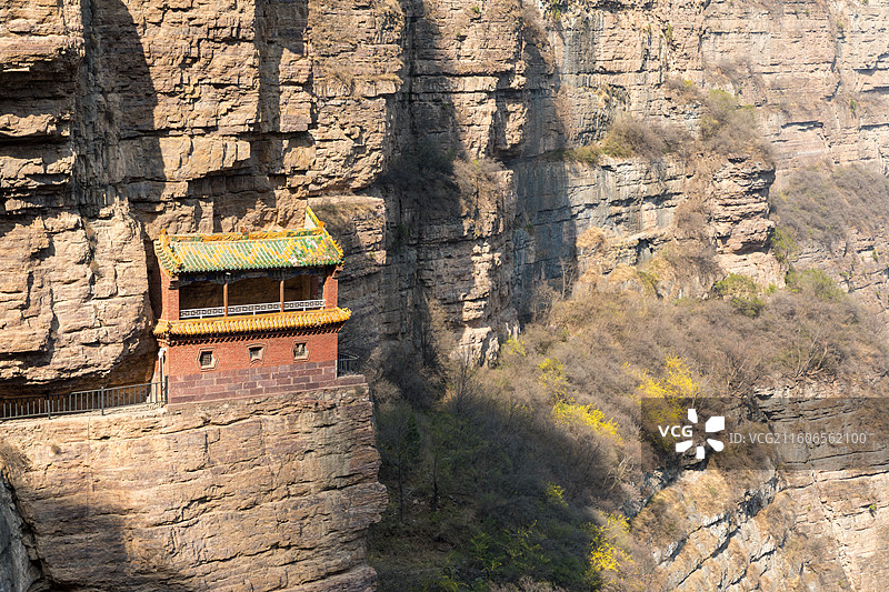 河南省安阳市林州王相岩景区书斋楼图片素材