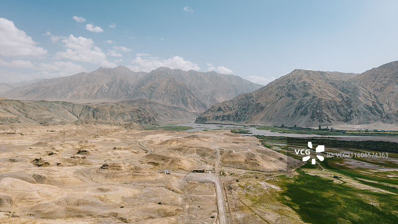 塔什库尔干乡塔合曼湿地图片素材