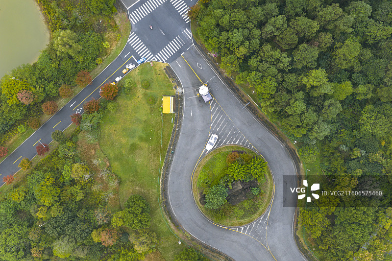 江苏省南京市溧水区遇园景区航拍图片图片素材