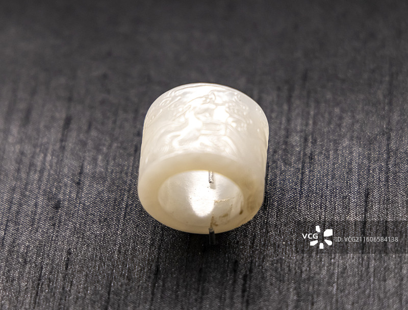 海水龙纹扳指 清 中国国家博物馆图片素材