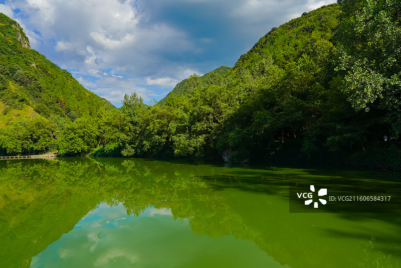 浙江省丽水市，缙云县，仙都景区图片素材
