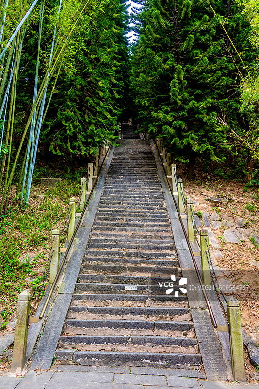 中国广西南宁昆仑关旅游风景区古驿道图片素材