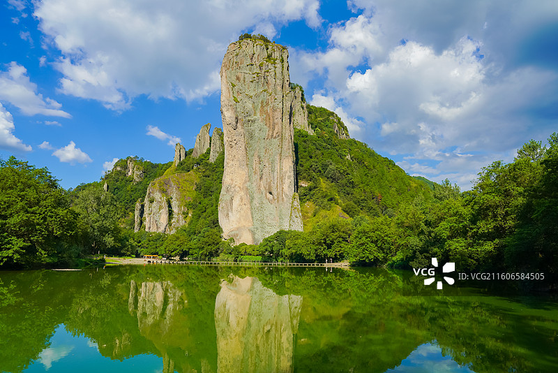 浙江省丽水市，缙云县，仙都景区图片素材