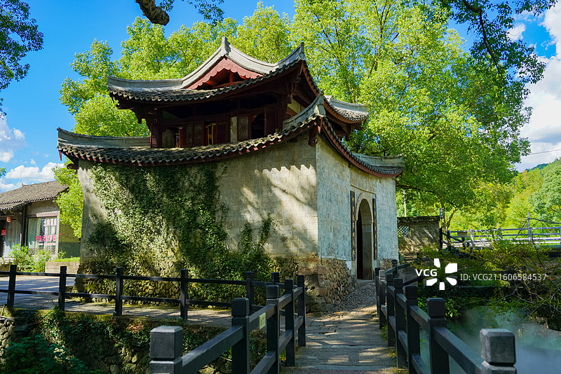 浙江省丽水市，莲都区，大港头镇，古堰画乡旅游度假区图片素材