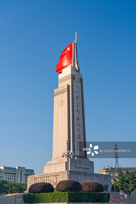 江西省南昌市八一广场八一英雄纪念碑红色教育基地图片素材