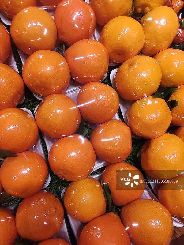 超市打包好的橘子图片素材