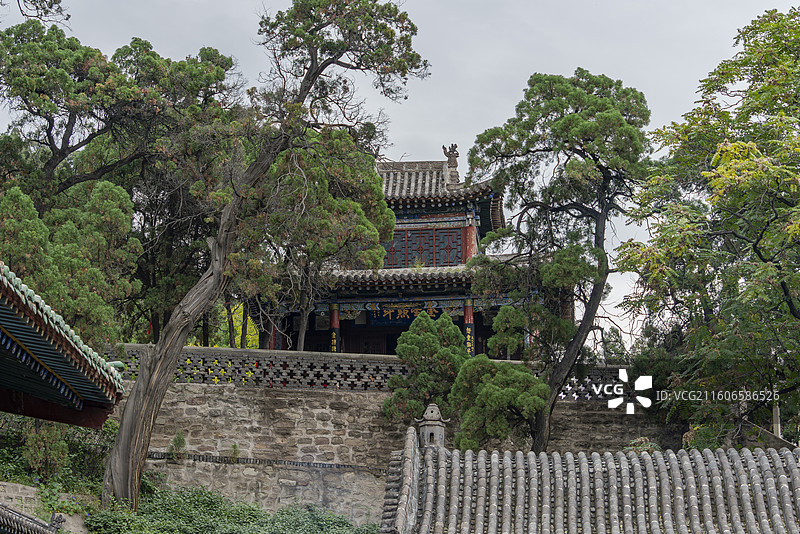 交城卦山天宁寺文昌阁图片素材