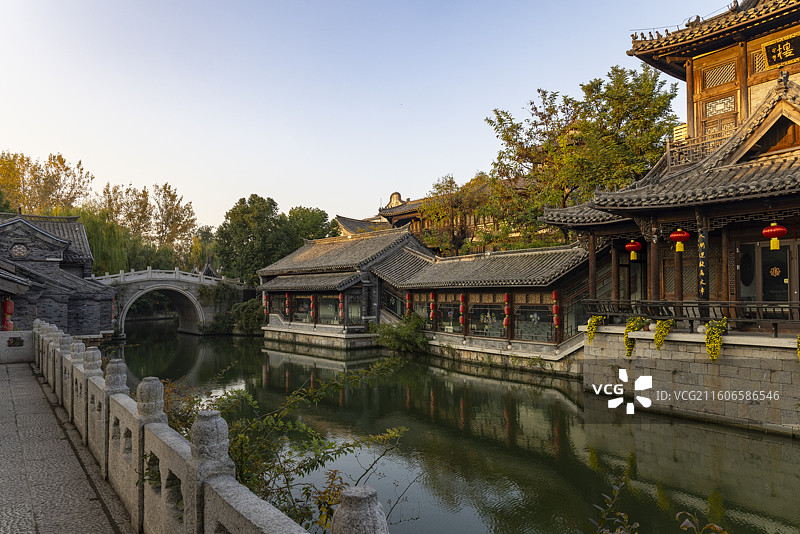 山东省枣庄市台儿庄古城摄影图片图片素材