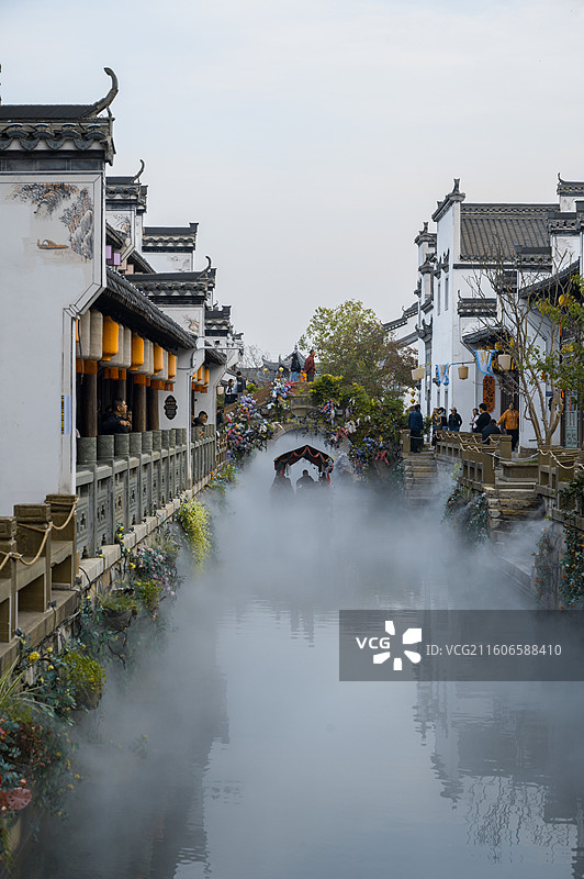 城市古镇风光图片素材