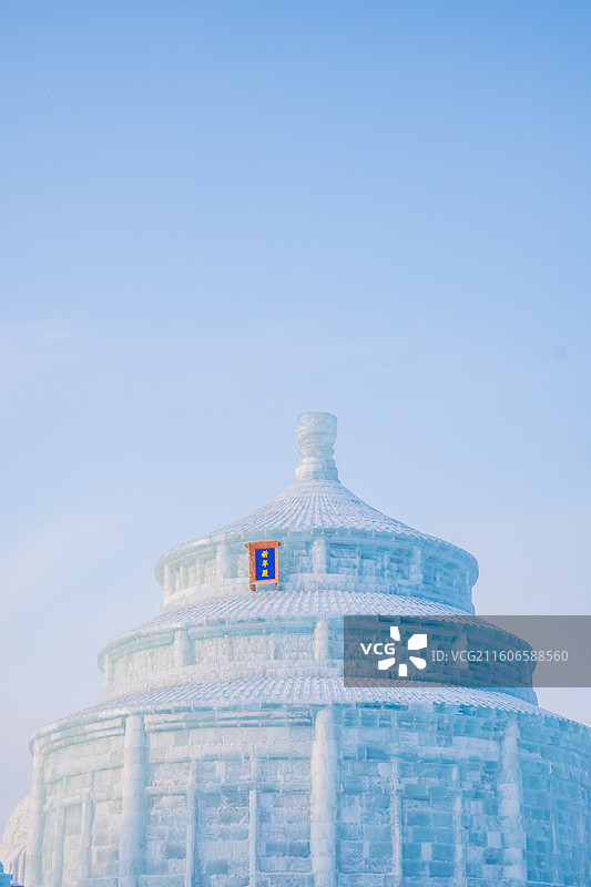 黑龙江哈尔滨冰雪大世界图片素材