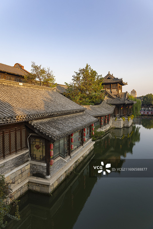 山东省枣庄市台儿庄古城摄影图片图片素材