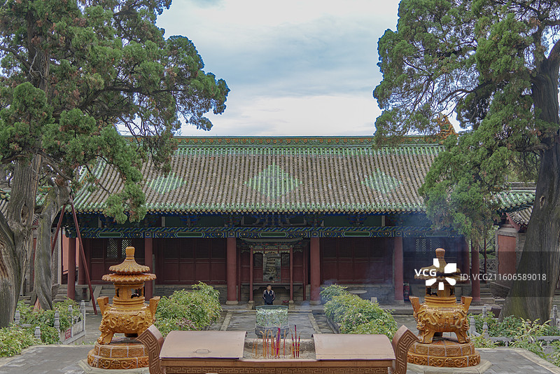 交城卦山天宁寺千佛堂图片素材