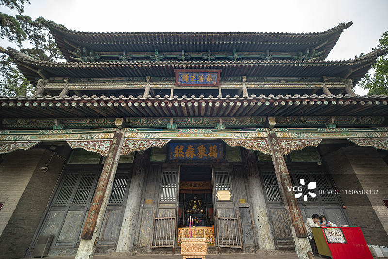 交城卦山天宁寺毗卢殿图片素材