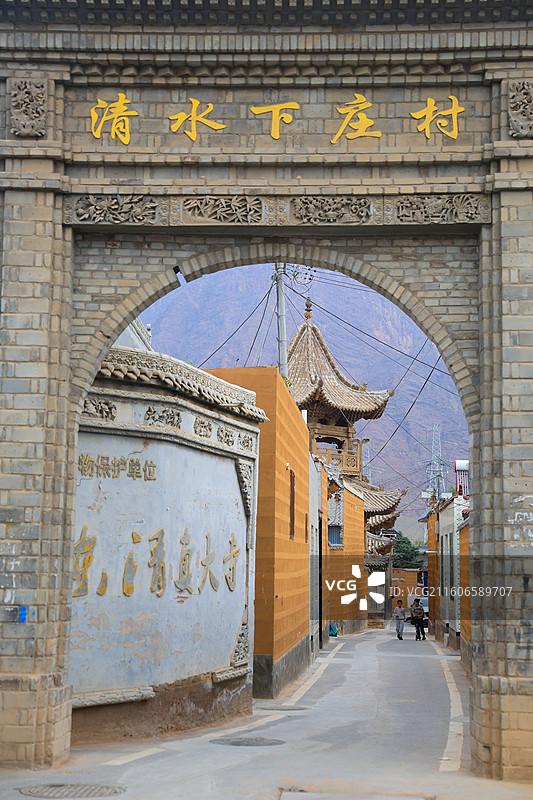 清水河东清真寺图片素材