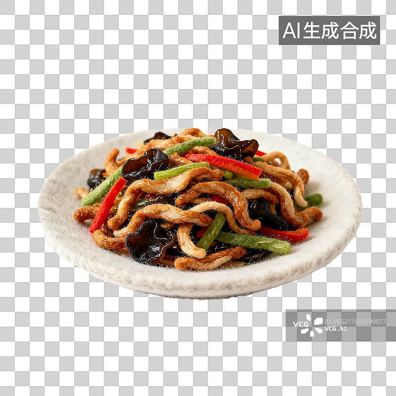 【AI数字艺术】可爱温馨毛毡风格年夜饭美食元素图片素材