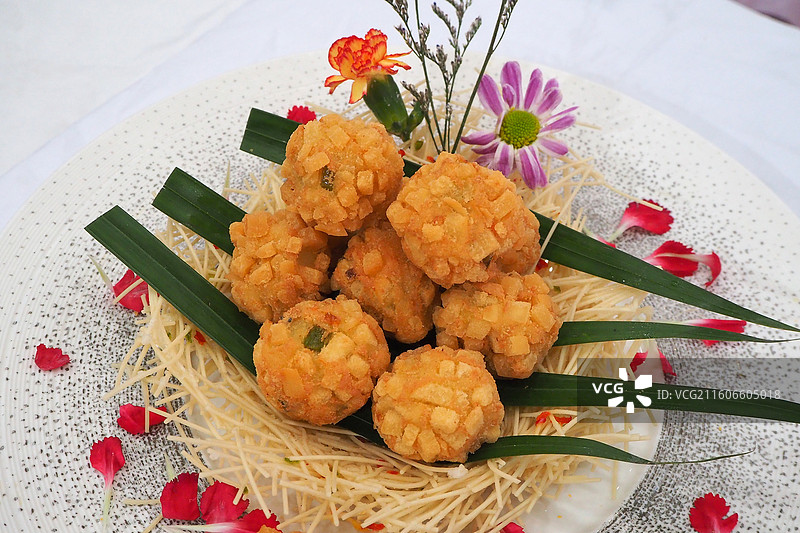 什锦豆腐丸图片素材