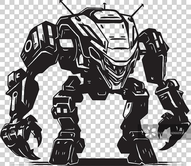 赛博谜团黑色徽章设计金属质感图片素材