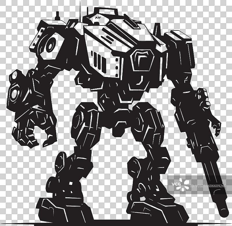 机械执法者战争标志设计 战斗图片素材