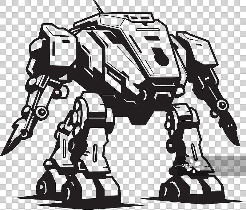 战场角斗士战争徽章设计 金属质感图片素材