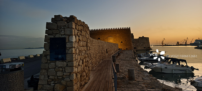 希腊克里特岛～伊拉克利翁-要塞图片素材