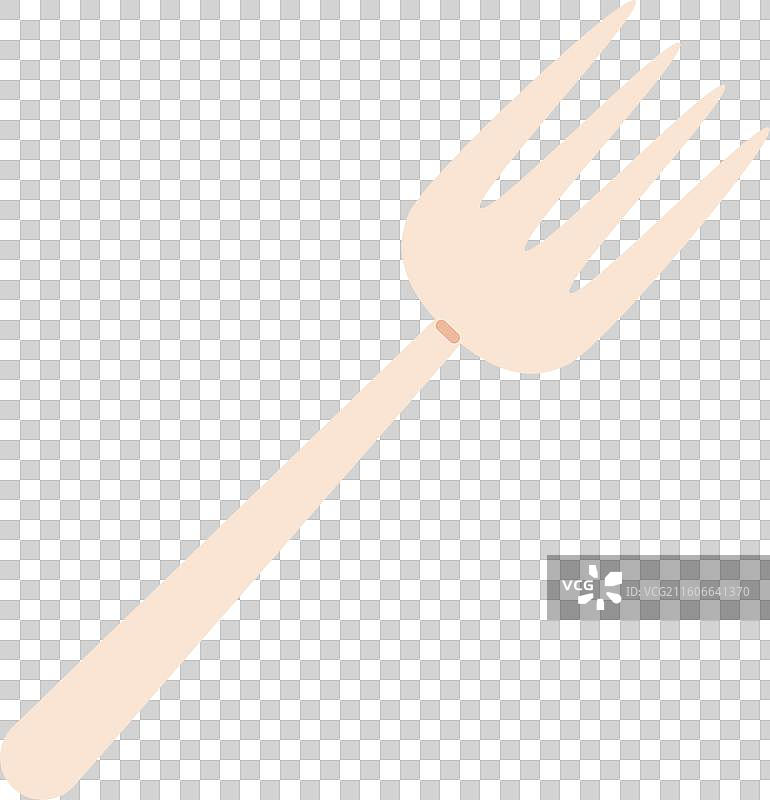 叉子平面图片素材