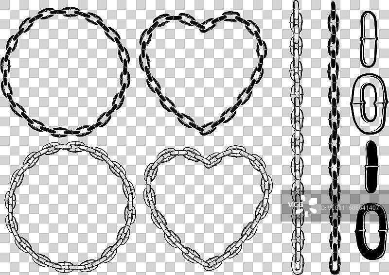 链条的组成部分图片素材