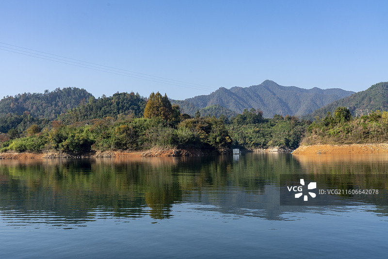 美丽的丰乐湖图片素材