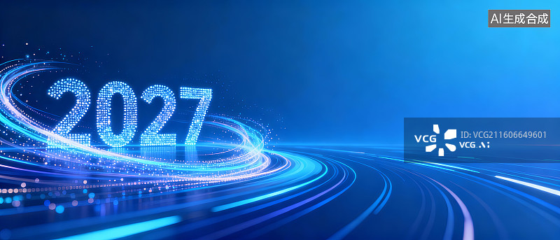 【AI数字艺术】2027年科技未来视觉图片素材