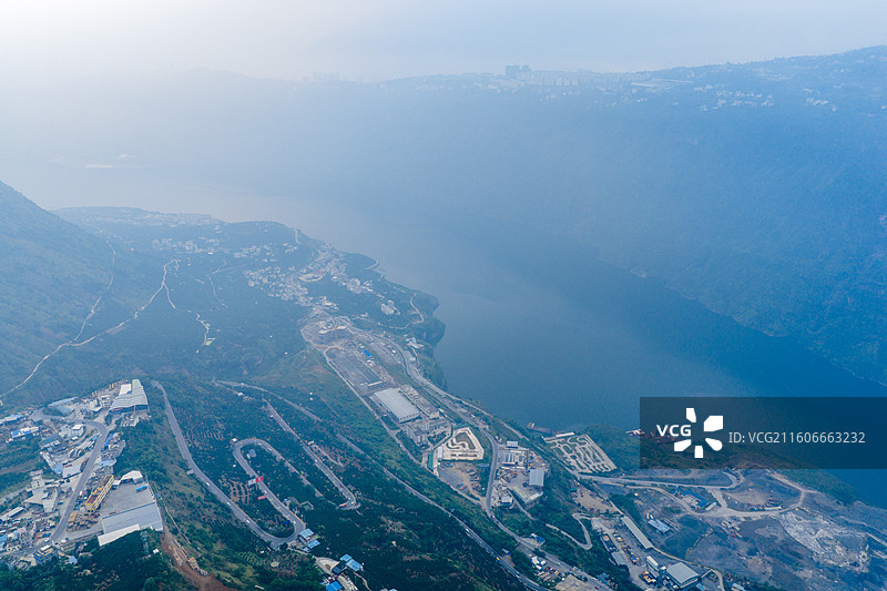 四川省凉山州雷波县城风光图片素材