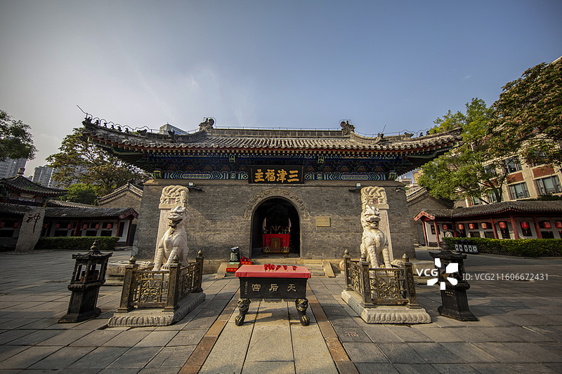 天津市古文化街天后宫：前殿图片素材