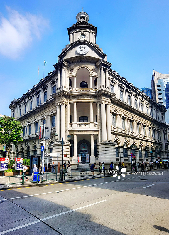 澳门议事亭前地街景1图片素材