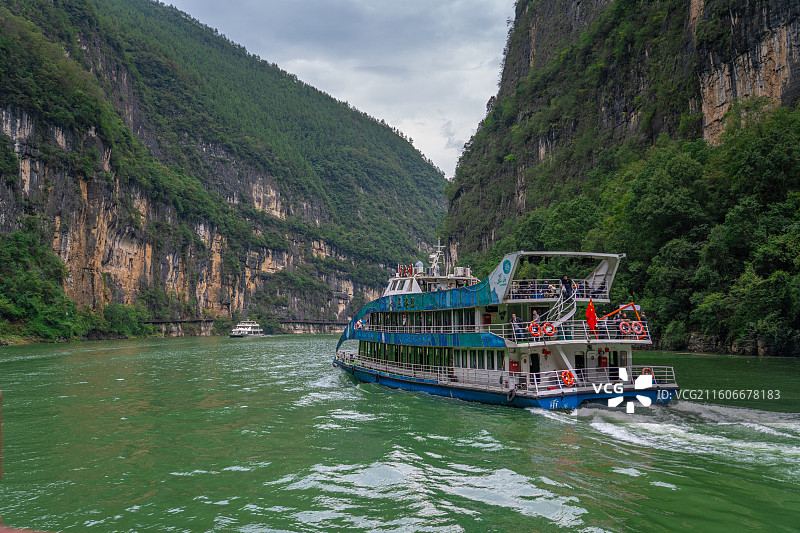重新——宜昌  长江三峡沿岸 自然风光图片素材