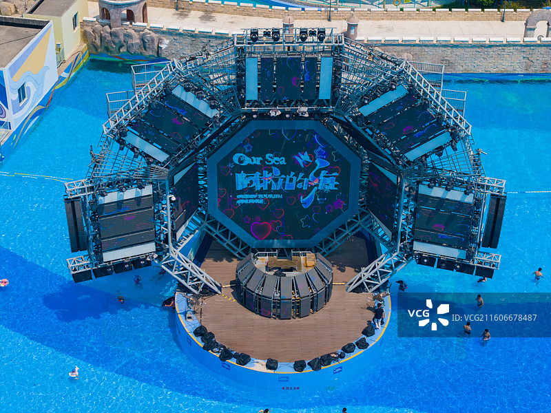 浙江省嘉兴市，海盐县，嘉兴融创·阿拉的海水上冒险乐园图片素材