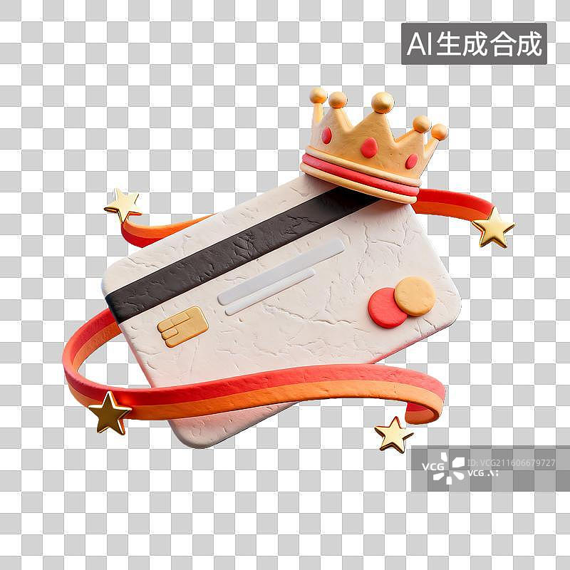 【AI数字艺术】3d拟物粘土电商购物YIP客户环绕装饰元素图片素材