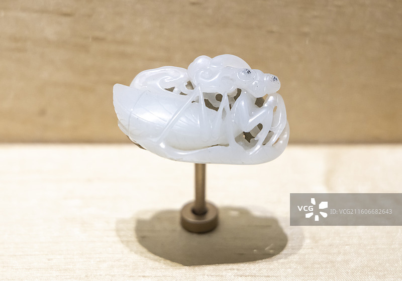 螳螂穿花佩 清 中国国家博物馆图片素材